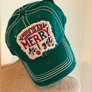 This is as Merry as I get! Christmas hat